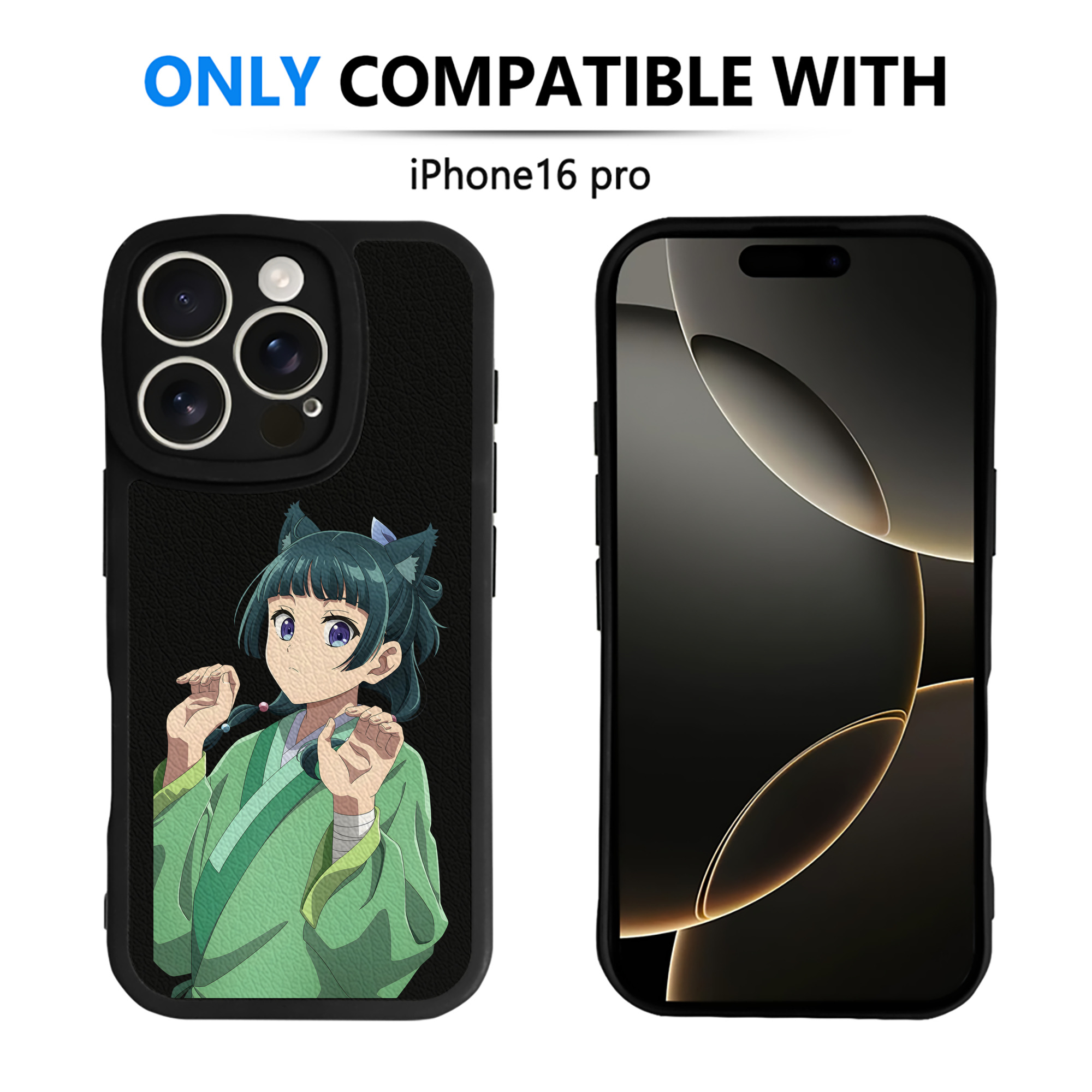 薬屋のひとりごと The Apothecary Diaries 【iPhone 16シリーズ対応】シリコンスマホケース（レザー調） 材質：シリコン